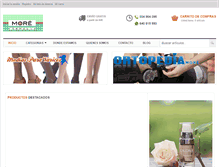 Tablet Screenshot of farmaciamore.com
